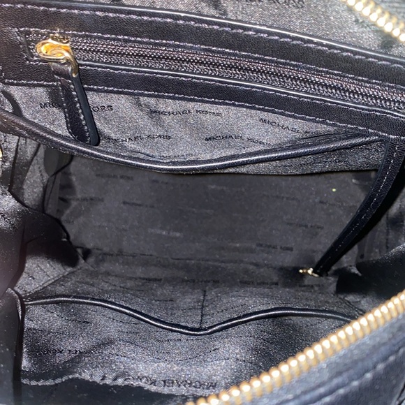 Michael Kors Black Embroidered Rhea Backpack - Picture 7 of 9